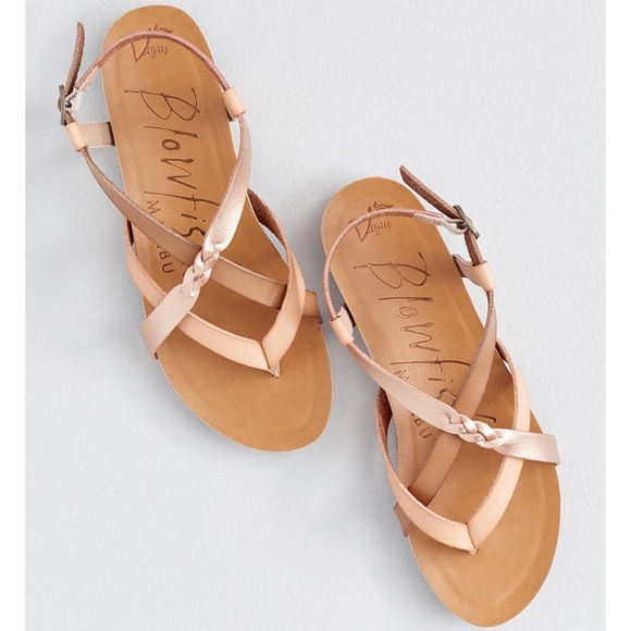 vegan blowfish sandals